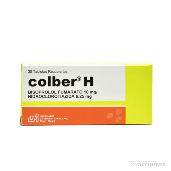 COLBER H TABLETAS 10MG/6.25MG X 30