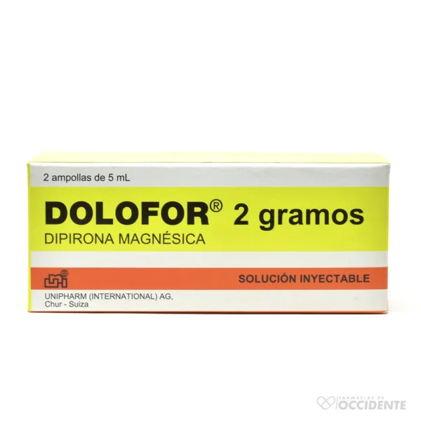 DOLOFOR 2 GRS. AMP. 5 ML. X 2