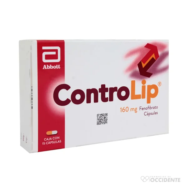 CONTROLIP CAPSULAS 160MG x 15