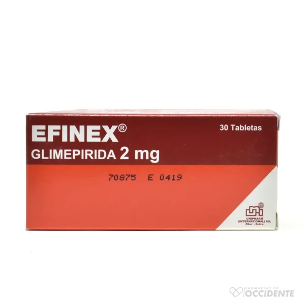 EFINEX TABLETAS 2MG X 30