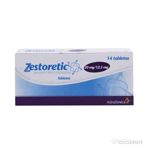 ZESTORETIC TABLETAS 20MG X 14