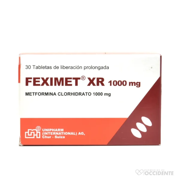 FEXIMET XR TABLETAS 1000MG X 30