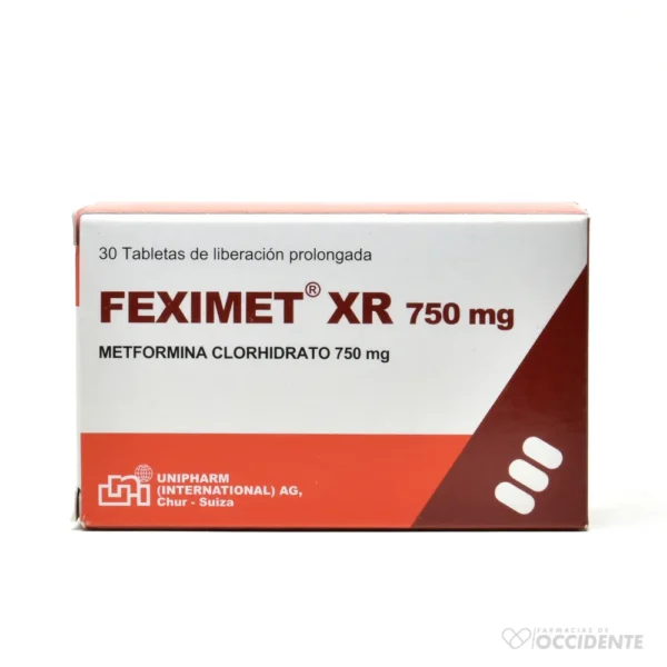 FEXIMET XR TABLETAS 750MG X 30