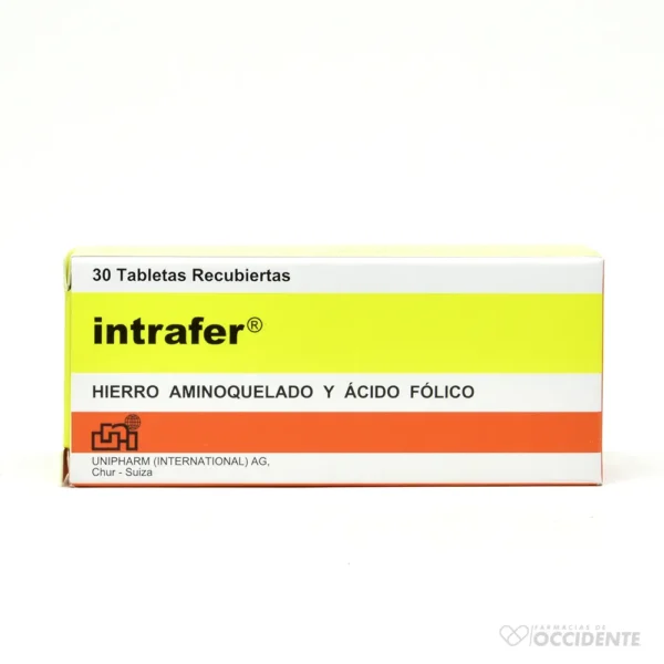 INTRAFER 30 MG. X 30 CAPS.