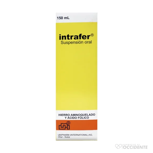 INTRAFER 30 MG/5 SUSP 150 ML