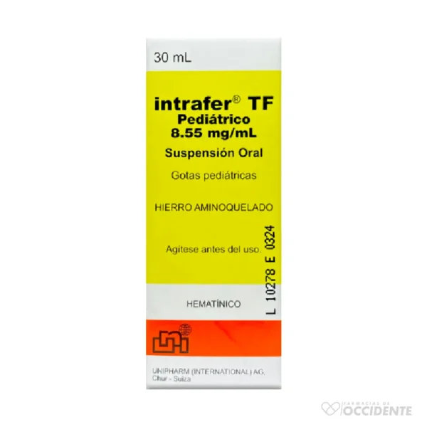 INTRAFER TF GOTAS 8.55 MG.30 ML.