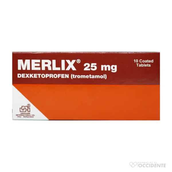 MERLIX TABLETAS 25MG X 10