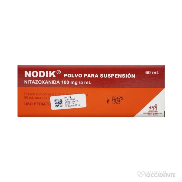 NODIK 100 MG X 60 ML.