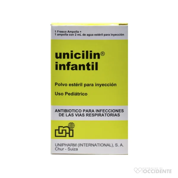 UNICILIN INFANT AMP AGUA ESTERIL