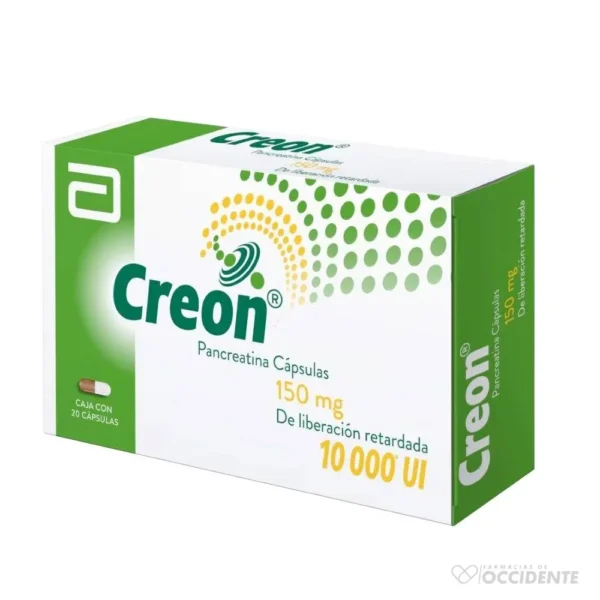 CREON 10 000 COMPRIMIDOS 150MG X 20