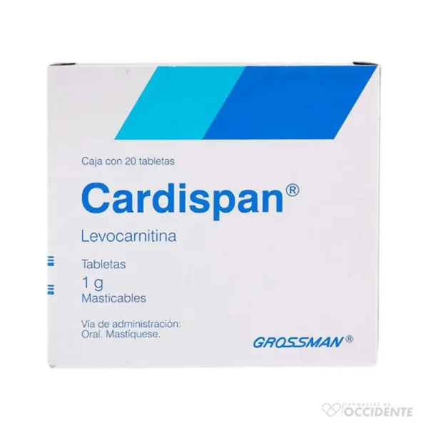 CARDISPAN TABLETAS MAST 1G X 20