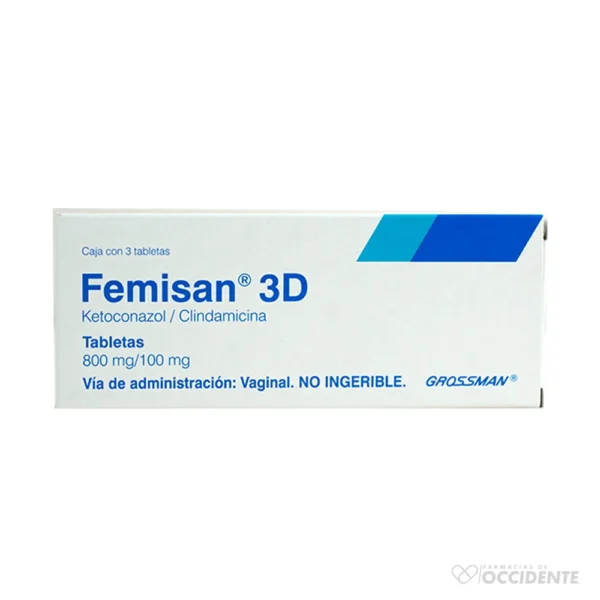 FEMISAN 3D TABLETAS X 3