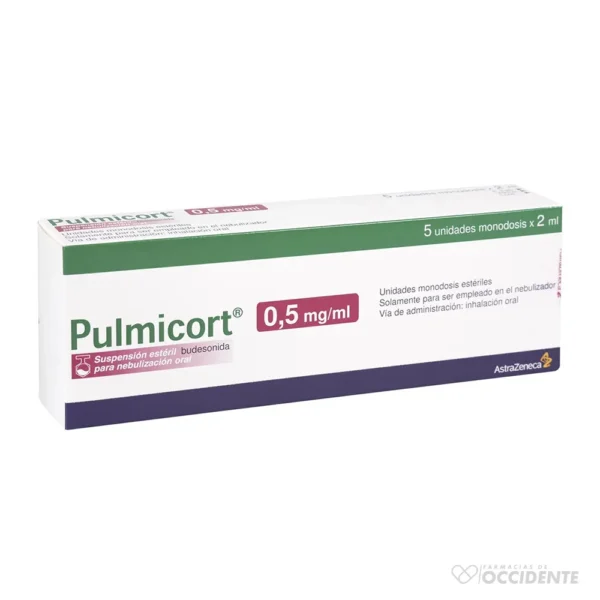 PULMICORT AMP SOL NEB 0.5MG/ML UNIDAD SOBRE DE 5 AMPOLLAS