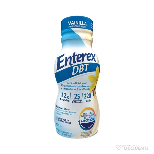 ENTEREX DIABETIC LIQ VAINILLA x 237ML