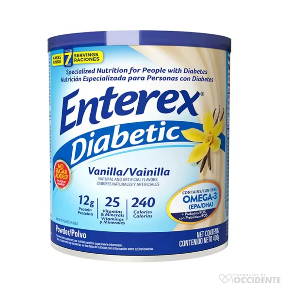 ENTEREX DIABETIC VAINILLA x 400G