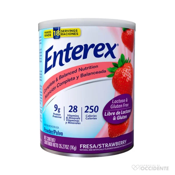 ENTEREX POLVO FRESA x 1KG