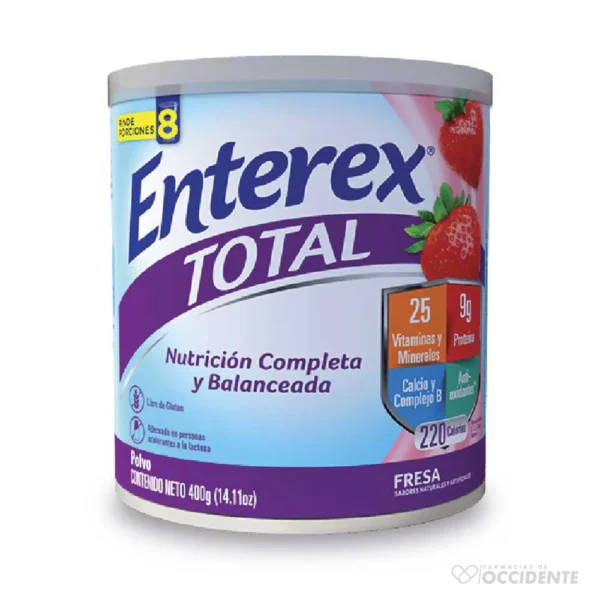 ENTEREX POLVO FRESA x 400G