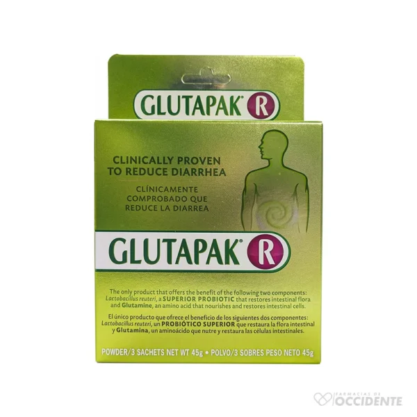 GLUTAPAK REUTERI SOBRES 15G X 3