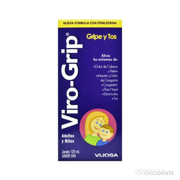 VIROGRIP GRIPE Y TOS JARABE X 120ML