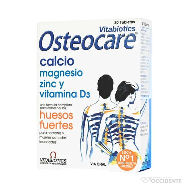 OSTEOCARE ZINC Y VIT. D3 C. X 30 TAB.