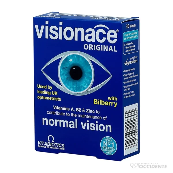 VISIONACE CAJA X 30 TAB.