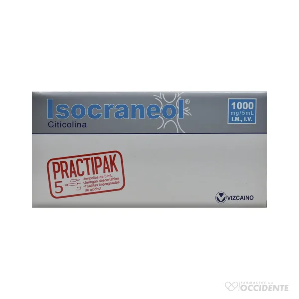 ISOCRANEOL AMPOLLAS 1000MG/5ML x 5