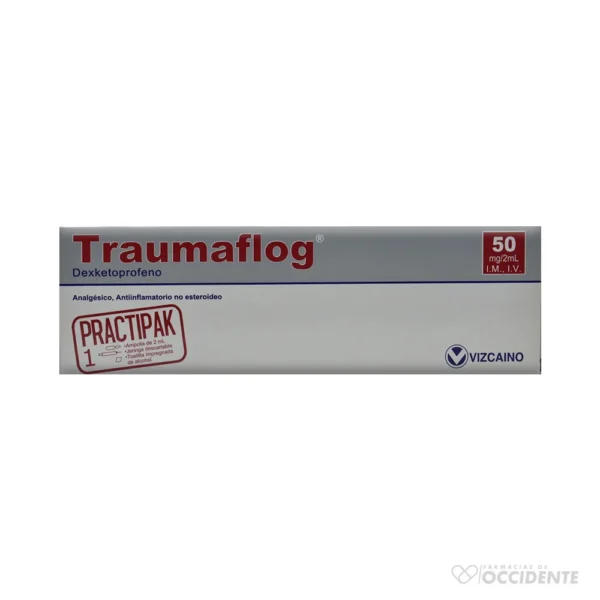 TRAUMAFLOG AMPOLLAS 50MG/2ML X 1