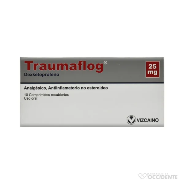 TRAUMAFLOG COMPRIMIDOS 25MG x 10