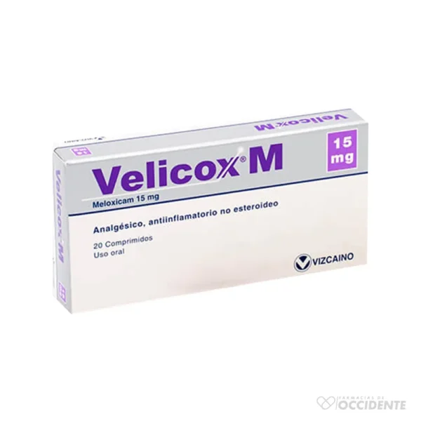 VELICOX M COMPRIMIDO 15MG X 1(CAJA DE 20 UNIDADES)