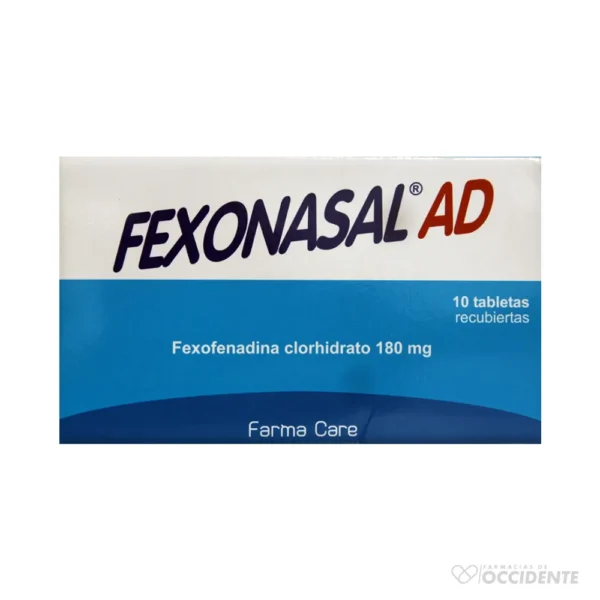 FEXONASAL AD TABLETAS 180MG X 10