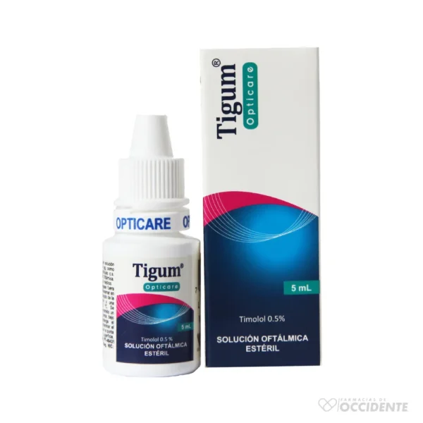 TIGUM SOLUCION OFTALMICA 0.05% X 5ML