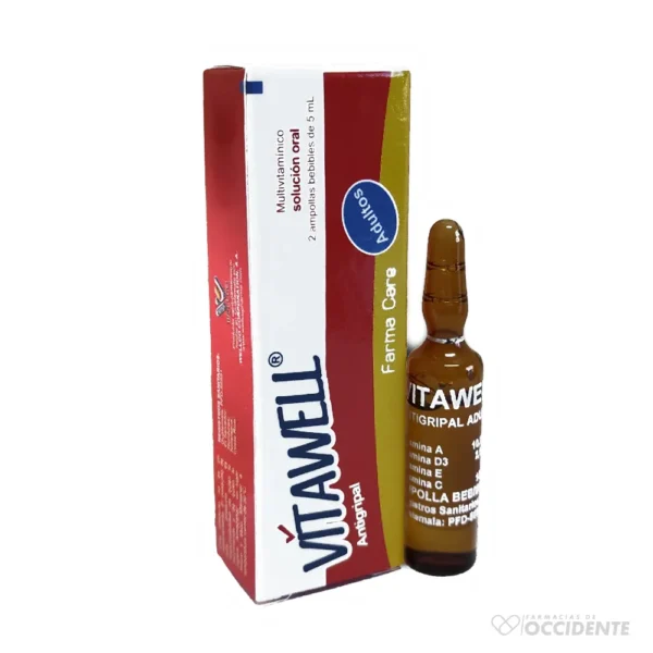 VITAWELL AMPOLLA BEBIBLE ADULTOS 5ML X 2