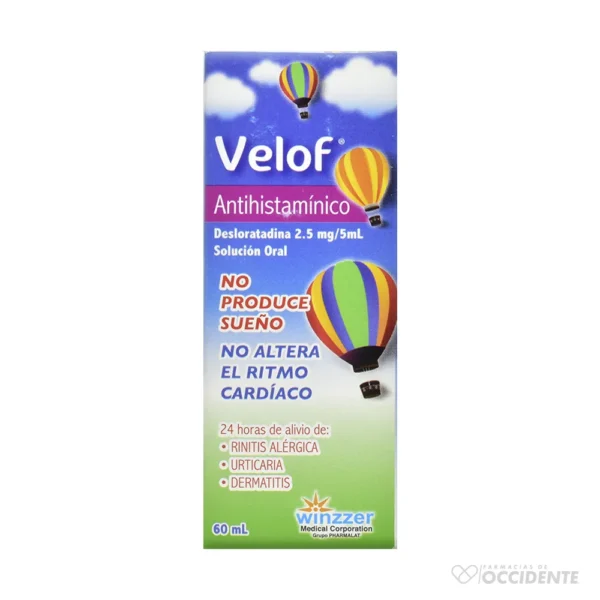 VELOF JARABE 2.5MG/5ML x 60ML