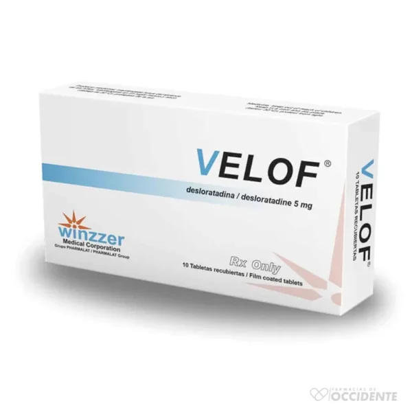 VELOF TABLETAS 5MG x 10