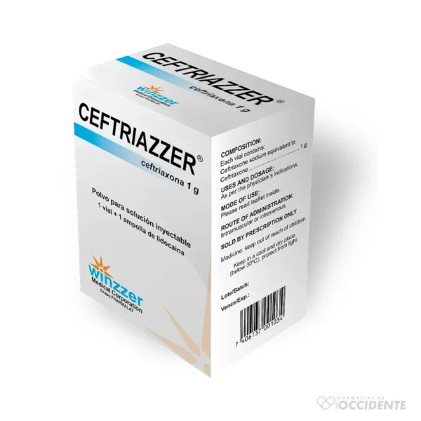 CEFTRIAZZER VIAL 1G X 1 (2X1)