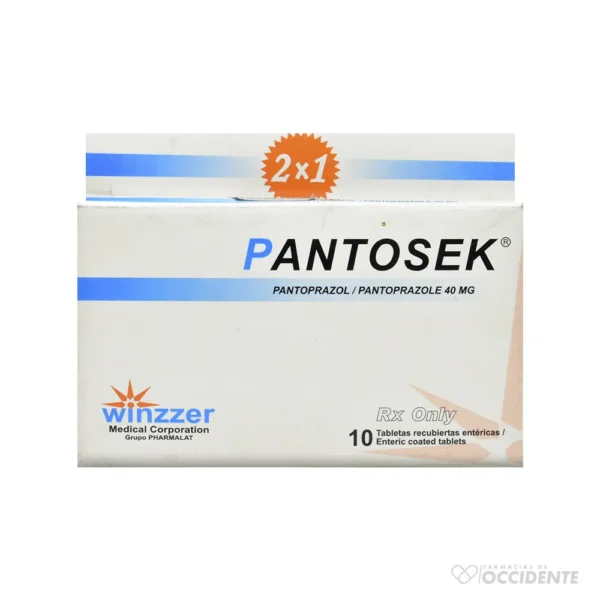 PANTOSEK TABLETAS 40MG x 10