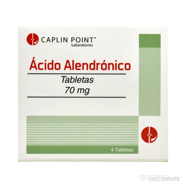 ACIDO ALENDRONICO 70MG TAB. X 4 TABLETAS. CAPLIN POINT