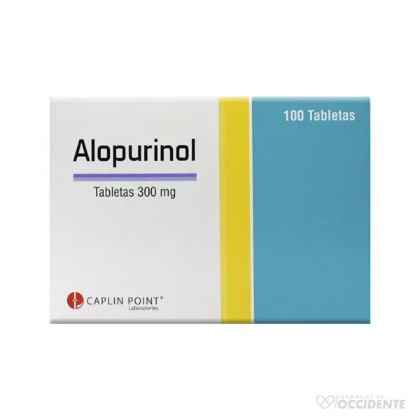 ALOPURINOL TAB 300MG X 10 TABLETAS (CAJA 10 BLISTER). CAPLIN POINT