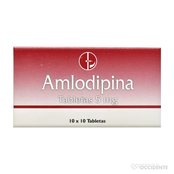 AMLODIPINA TAB 5MG X 10 TABLETAS (CAJA 10 BLISTER). CAPLIN POINT