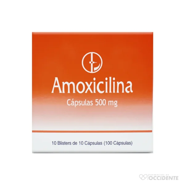 AMOXICILINA CAPS 500MG X UNIDAD (CAJA 100) . CAPLIN POINT