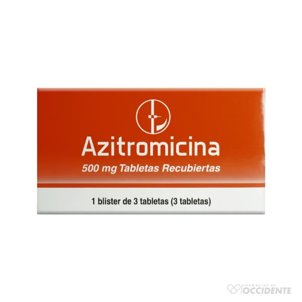 AZITROMICINA TAB 500MG X 1 TABLETA(CAJA DE 3 TAB). CAPLIN POINT