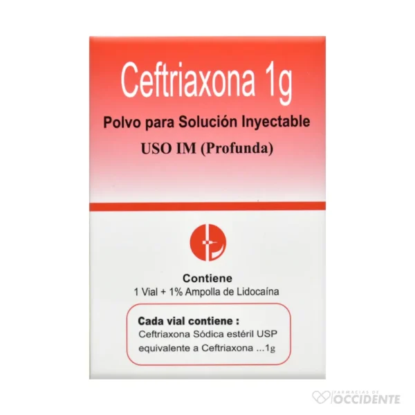 CEFTRIAXONA VIAL 1GR. CAPLIN POINT