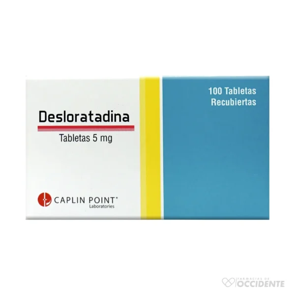 DESLORATADINA TAB. 5MG X 10 TABLETAS (CAJA 10 BLISTER). CAPLIN POINT