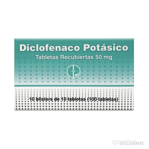 DICLOFENACO POTASICO TAB. 50MG X 10 TABLETAS (CAJA 10 BLISTER). CAPLIN POINT