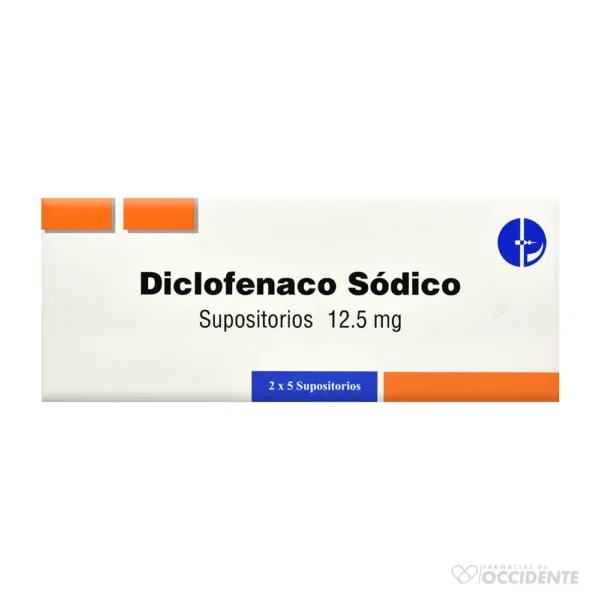 DICLOFENACO SUPOSITORIO 12.5MG X 1(CAJA CAJA 10 ). CAPLIN POINT