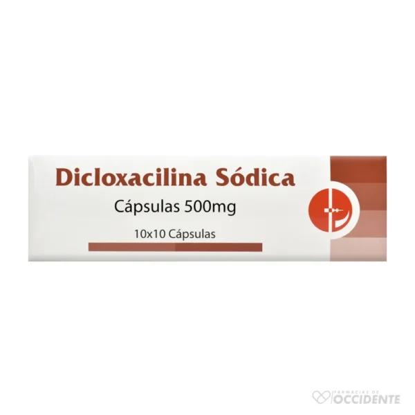 DICLOXACILINA SODICO CAPS. 500MG X 1 CAPSULAS(CAJA100). CAPLIN POINT