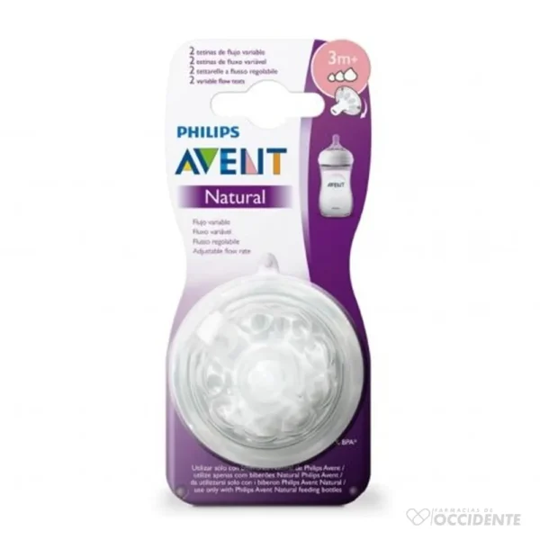 MAMON AVENT NATURAL FLUJO VARIABLE X 2 (3M )