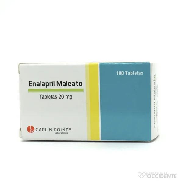 ENALAPRIL 20 MG TAB. X 10 TABLETAS (CAJA 10 BLISTER). CAPLIN POINT