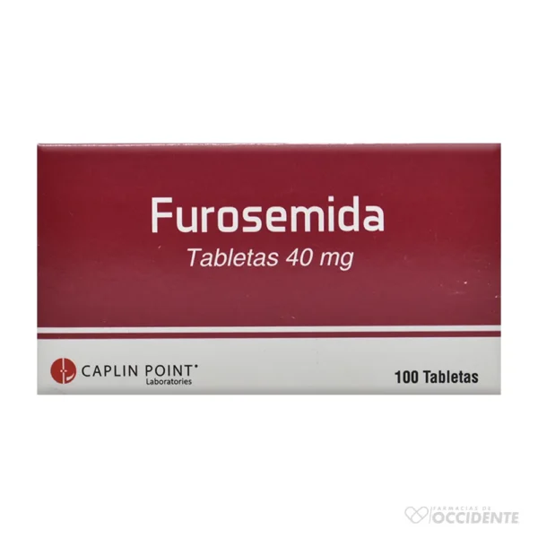 FUROSEMIDA 40 MG TAB. X 100 TABLETAS. CAPLIN POINT