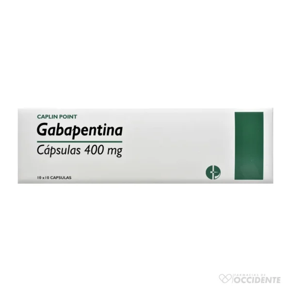 GABAPENTINA CAPS. 400 MG X 1 (CAJA 100 CAPSULAS). CAPLIN POINT